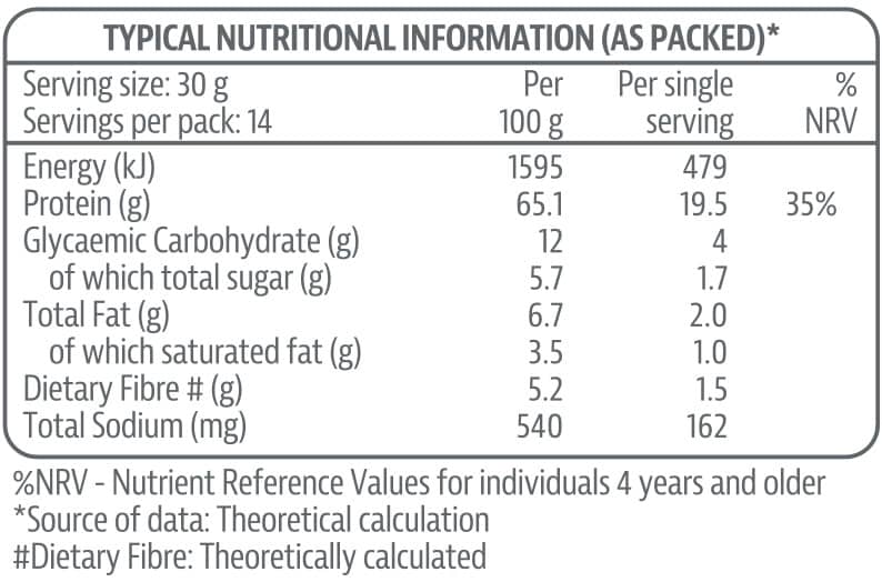 Tony Ferguson PRO Shake Chocolate Nutri-table - 420g
