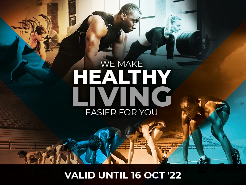 Healthy Living Banner Advert Mobile