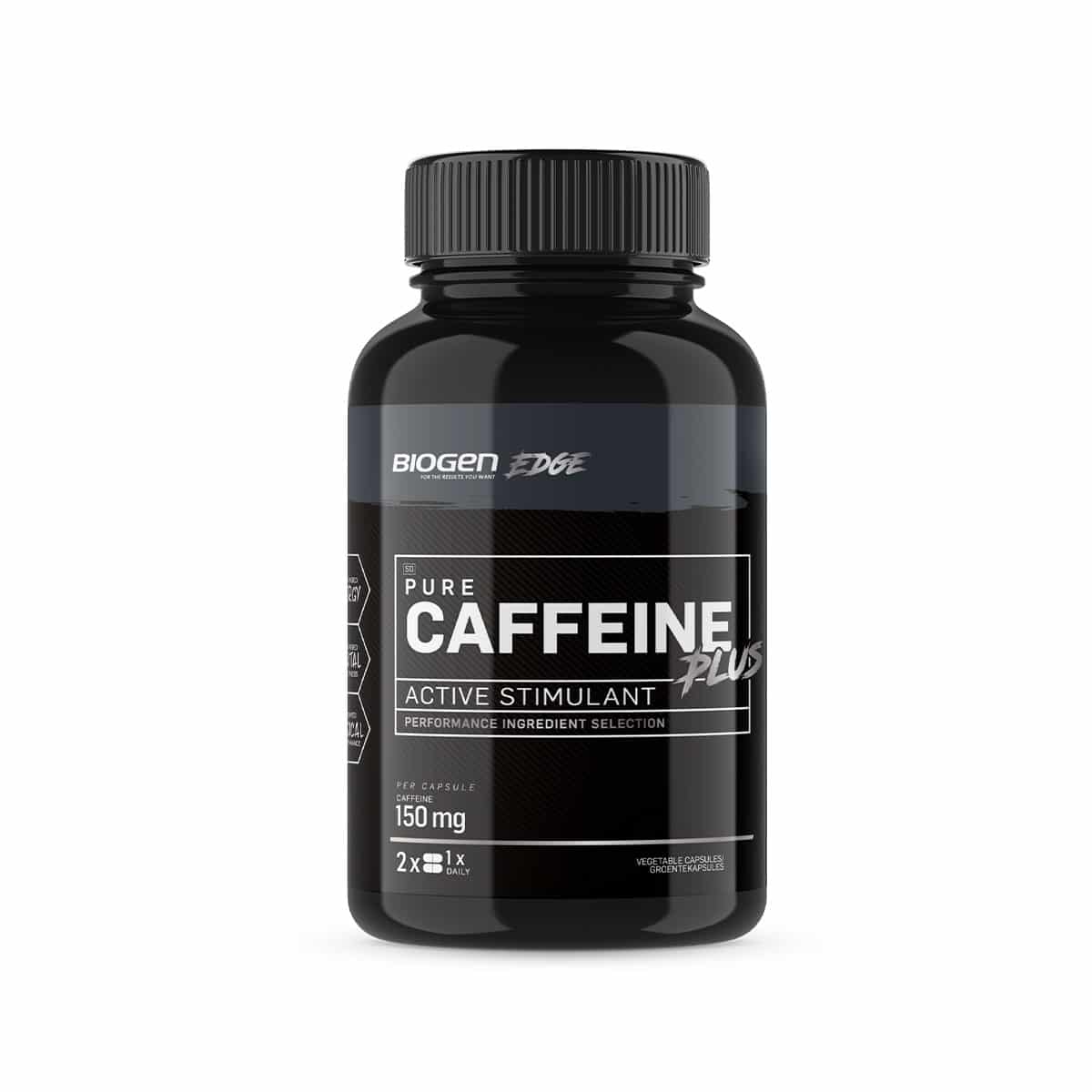 Biogen Pure Caffeine Plus 150mg - 60 Vegecaps