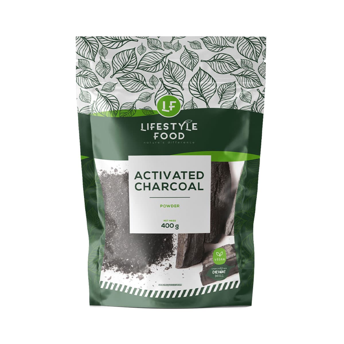 Lifestyle Food Activated Charcoal Powder - 400g