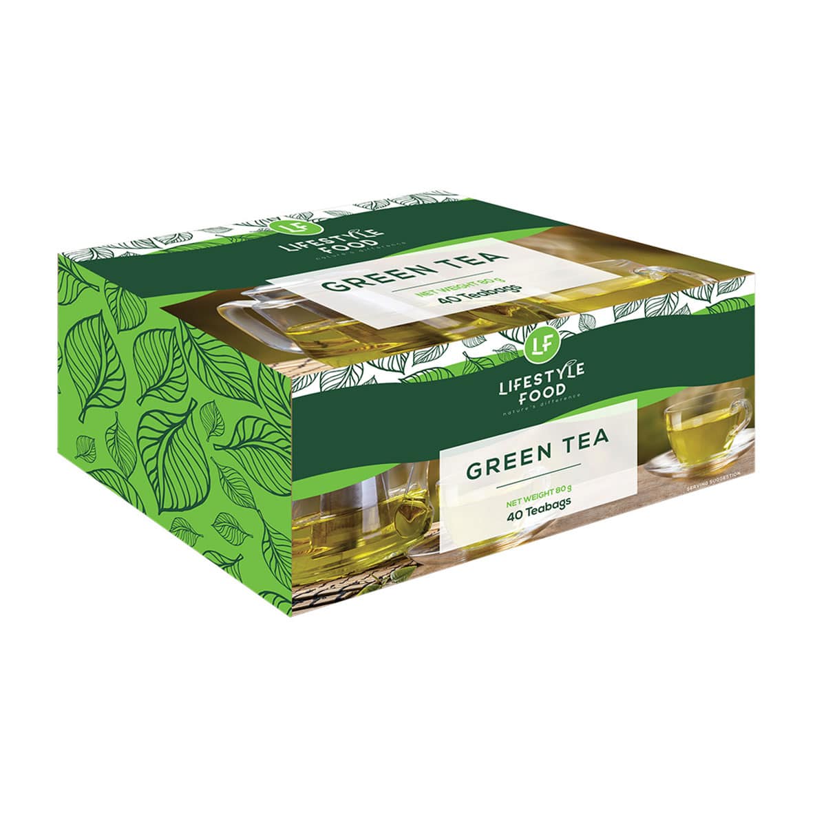 Lifestyle Food Green Tea Value Pack - 40 Teabags