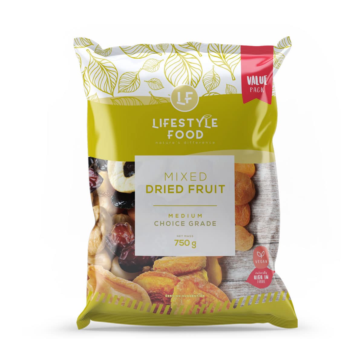 Lifestyle Food Mixed Dried Fruit Value Pack - 750g