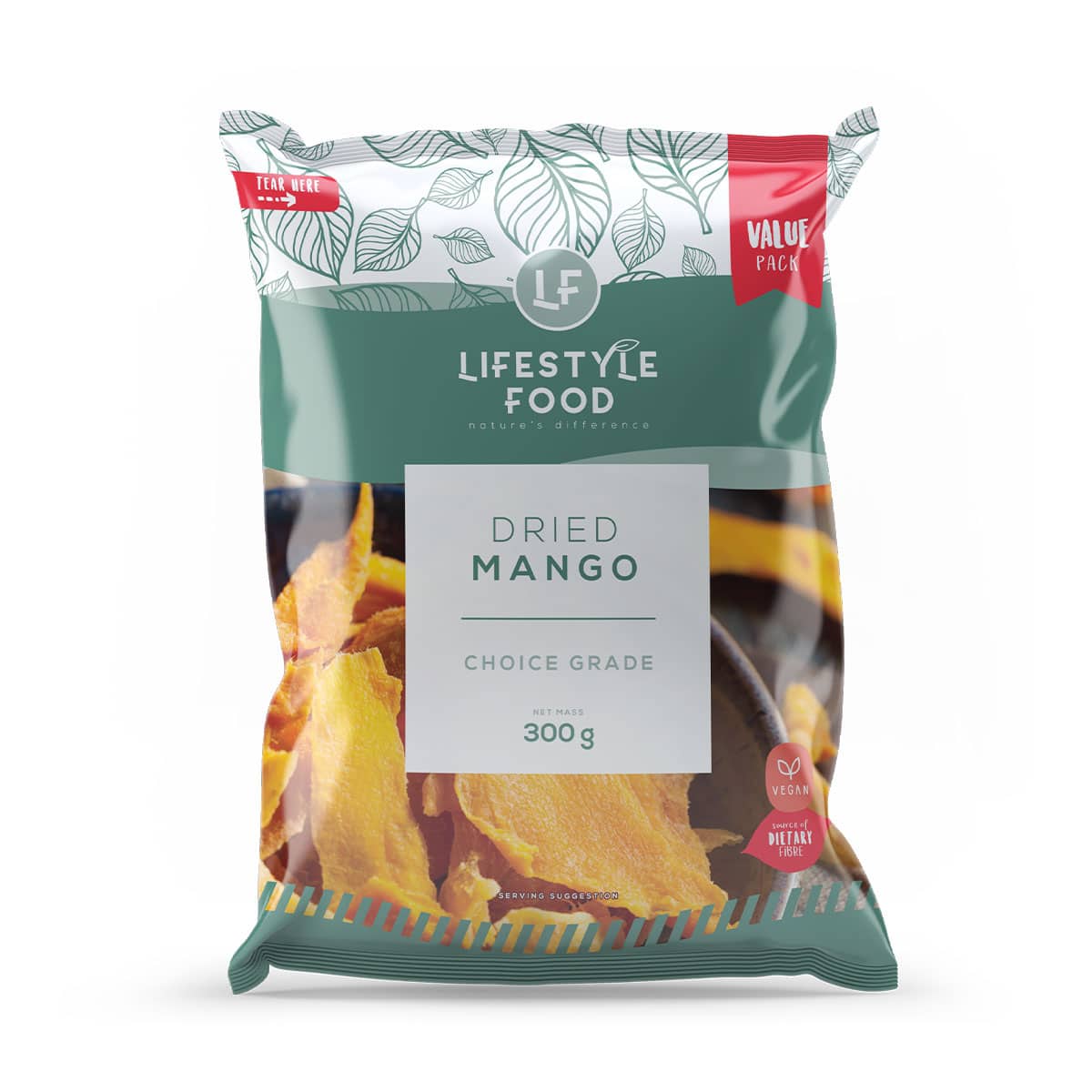 Lifestyle Food Dried Mango Choice Grade - 300g