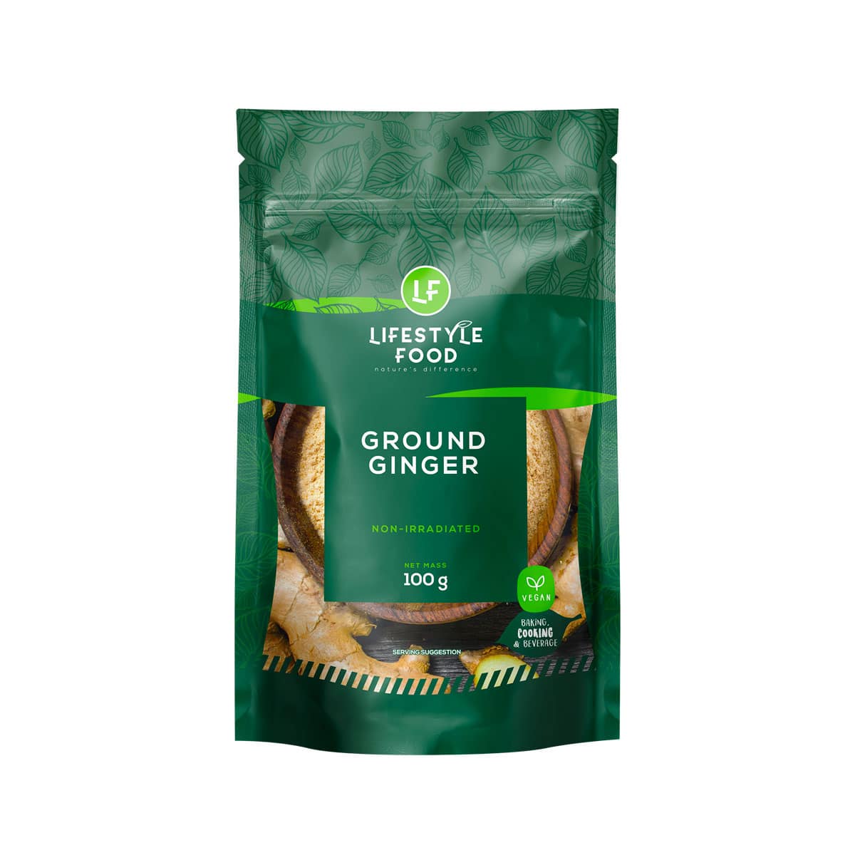 Lifestyle Food Ground Ginger Refill Non-Irradiated - 100g