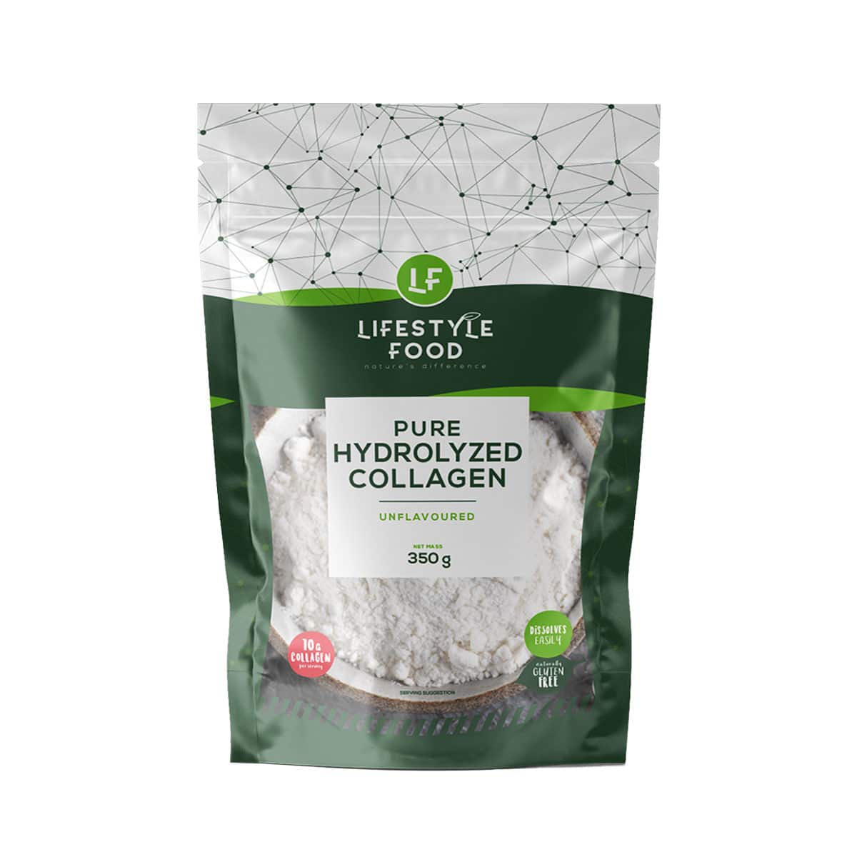 Lifestyle Food Hydrolyzed Collagen Powder - 350g