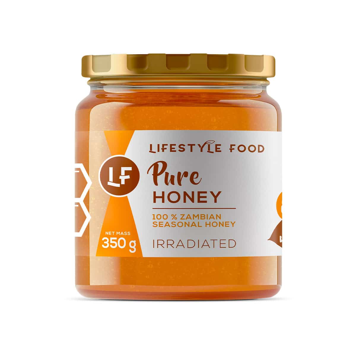 Lifestyle Food Pure Zambian Raw Honey Irradiated - 350g