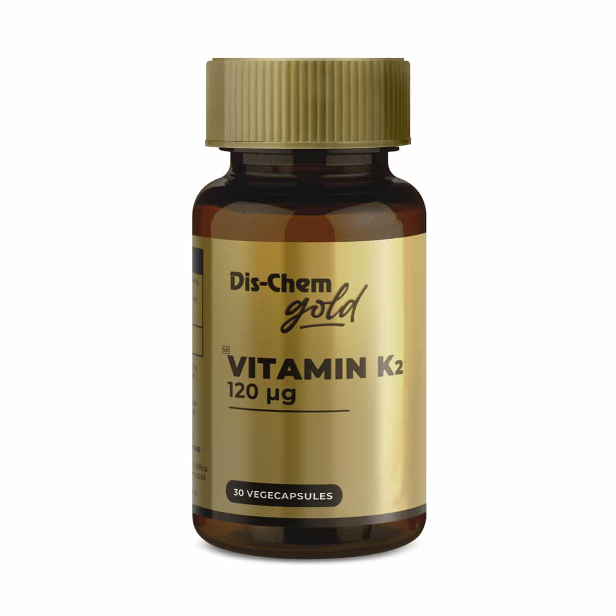 Dis-Chem Gold Vitamin K2 120ug - 30 Vegecaps
