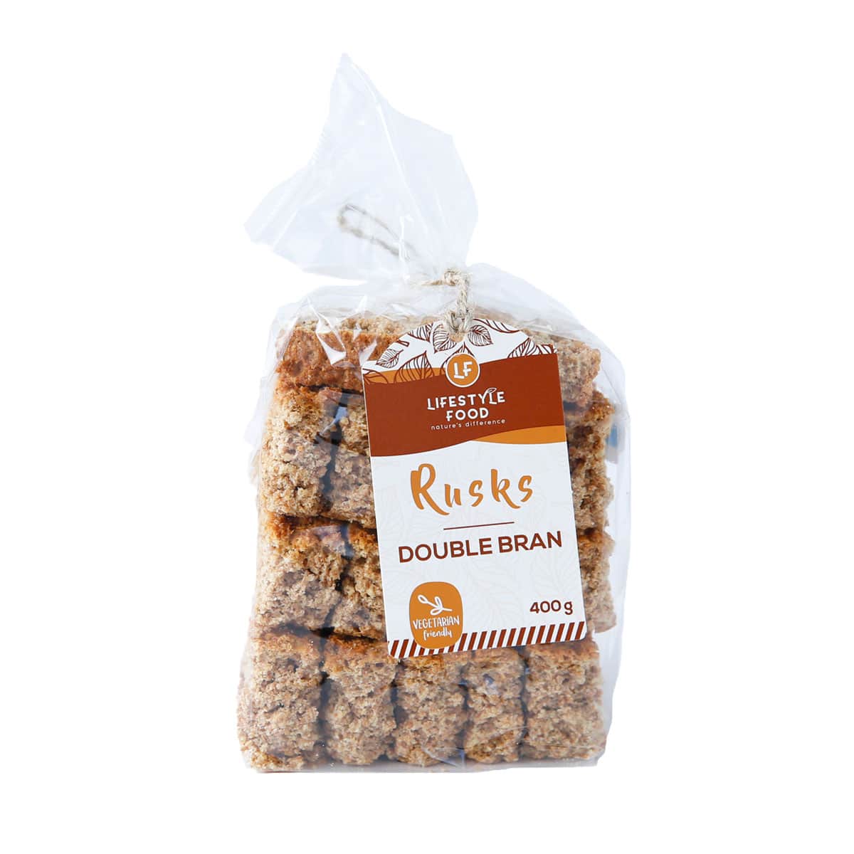 Lifestyle Food Double Bran Rusks - 400g