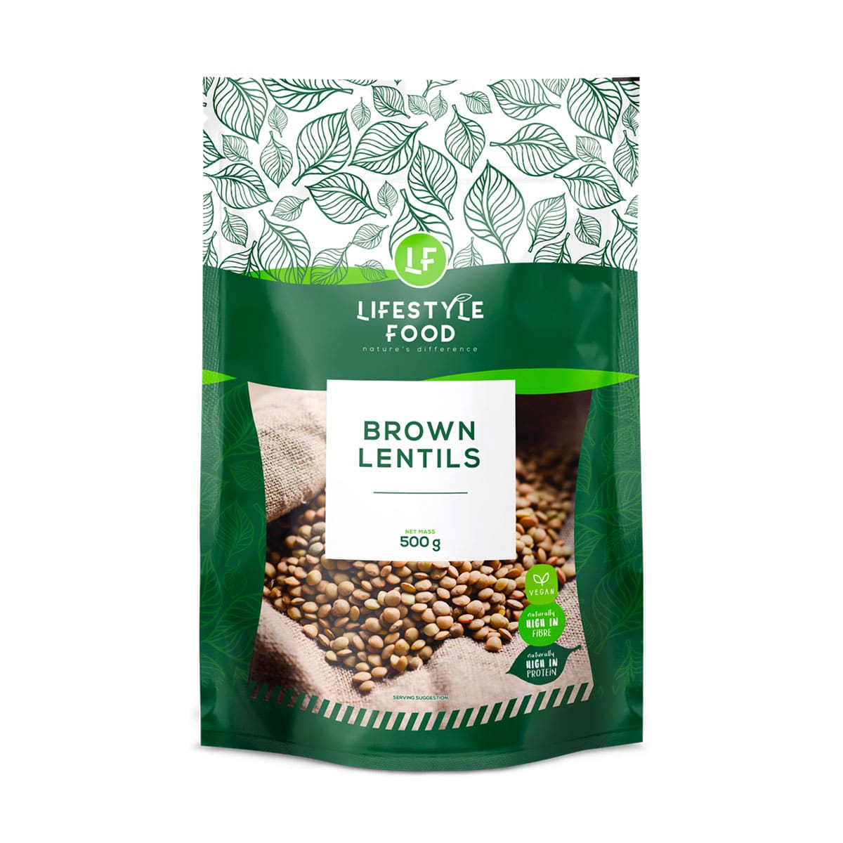 Lifestyle Food Brown Lentils - 500g