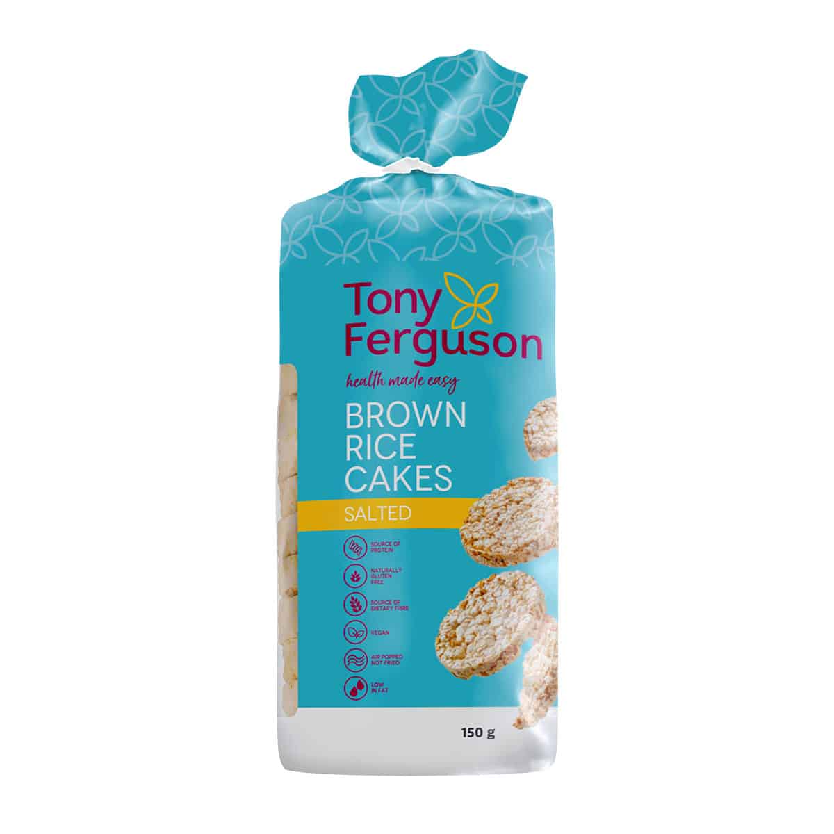 Tony Ferguson Brown Rice Cakes Salted - 150g