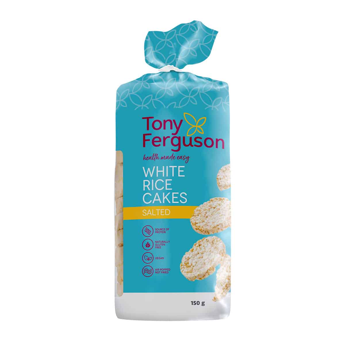 Tony Ferguson White Rice Cakes Salted - 150g