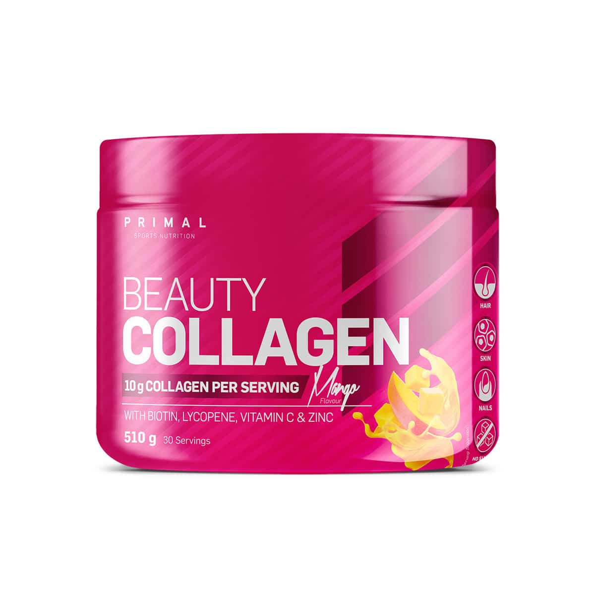 Primal Beauty Collagen Powder Mango - 510g