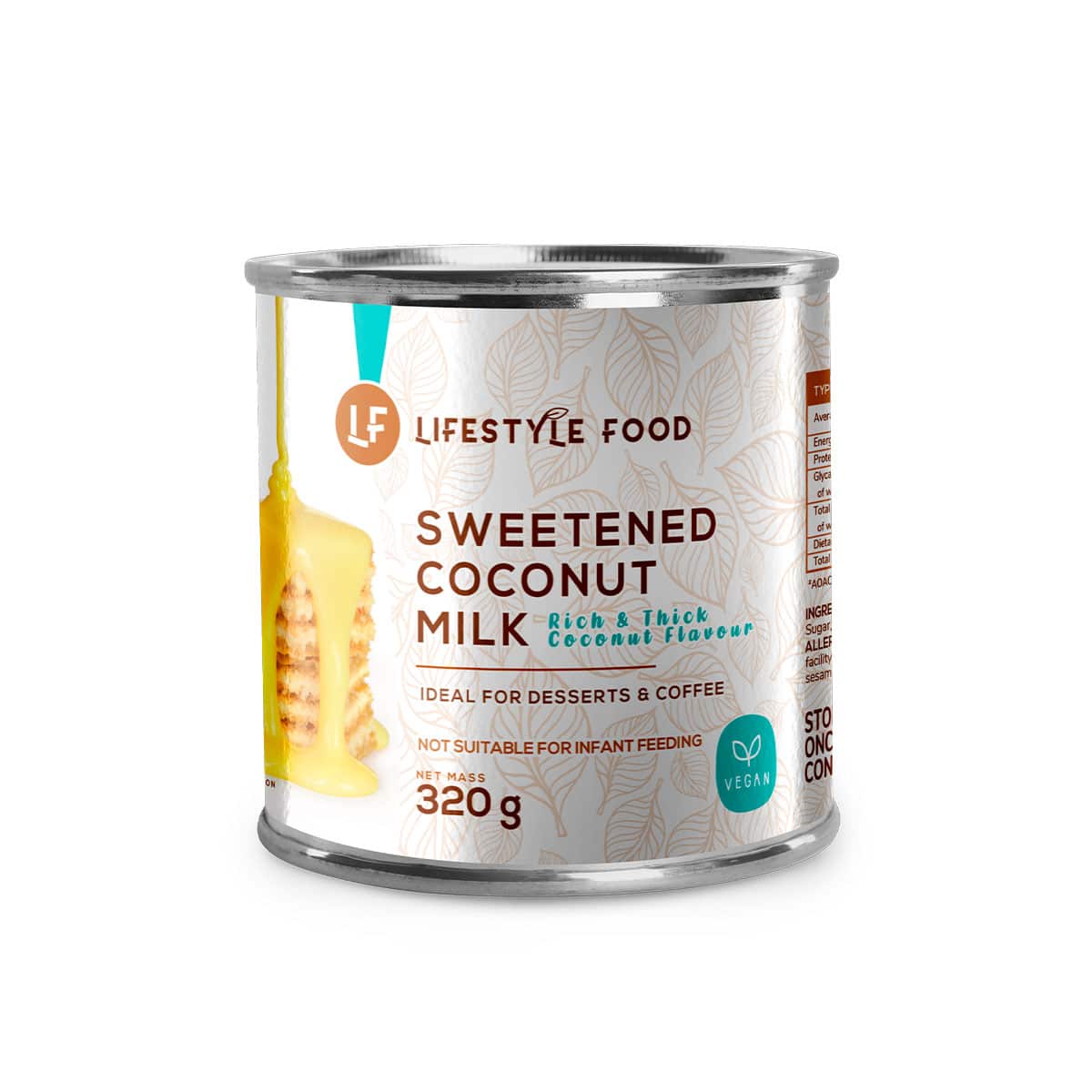 Lifestyle Food Sweetened Coconut Milk - 320g