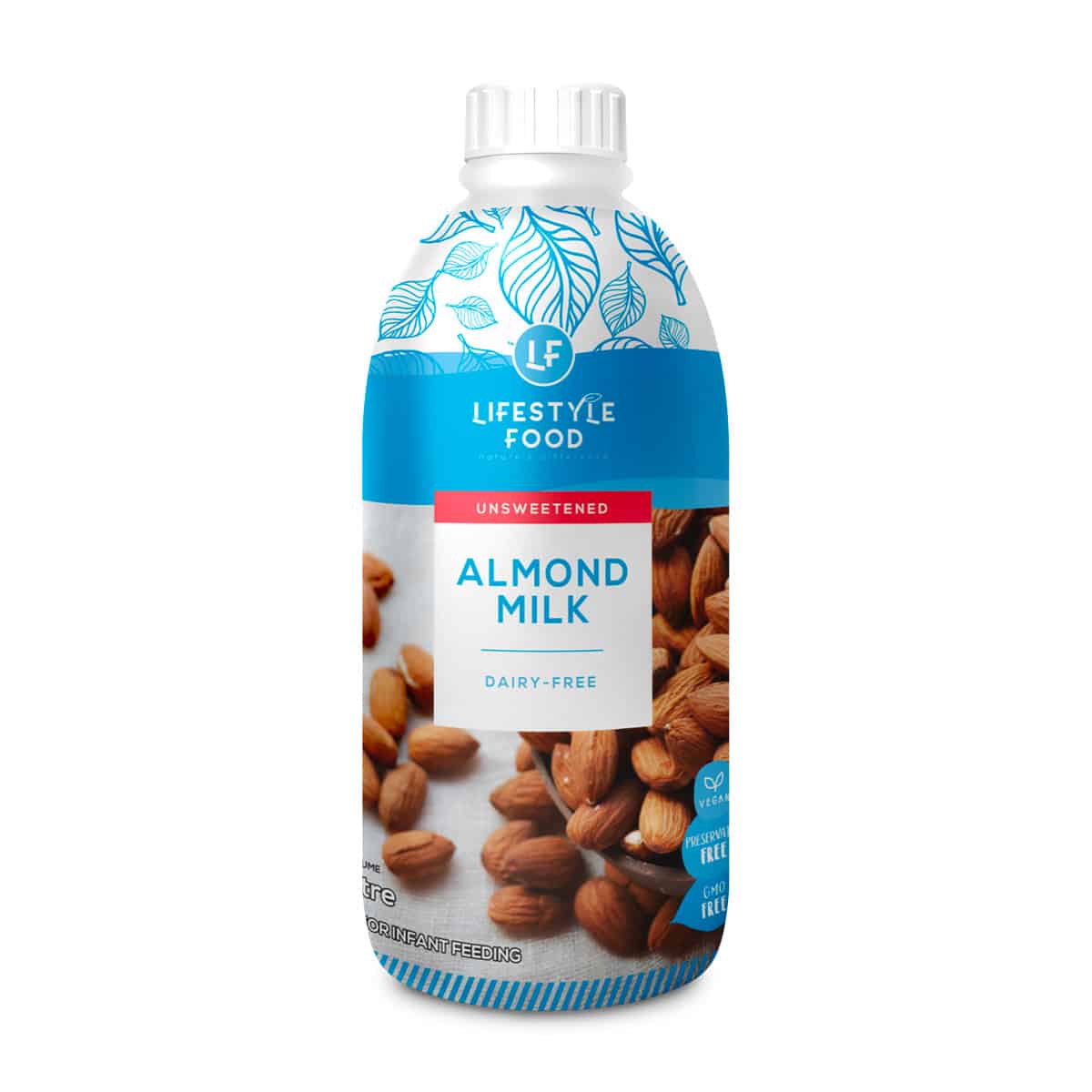Lifestyle Food Unsweetened Almond Milk - 1 Litre