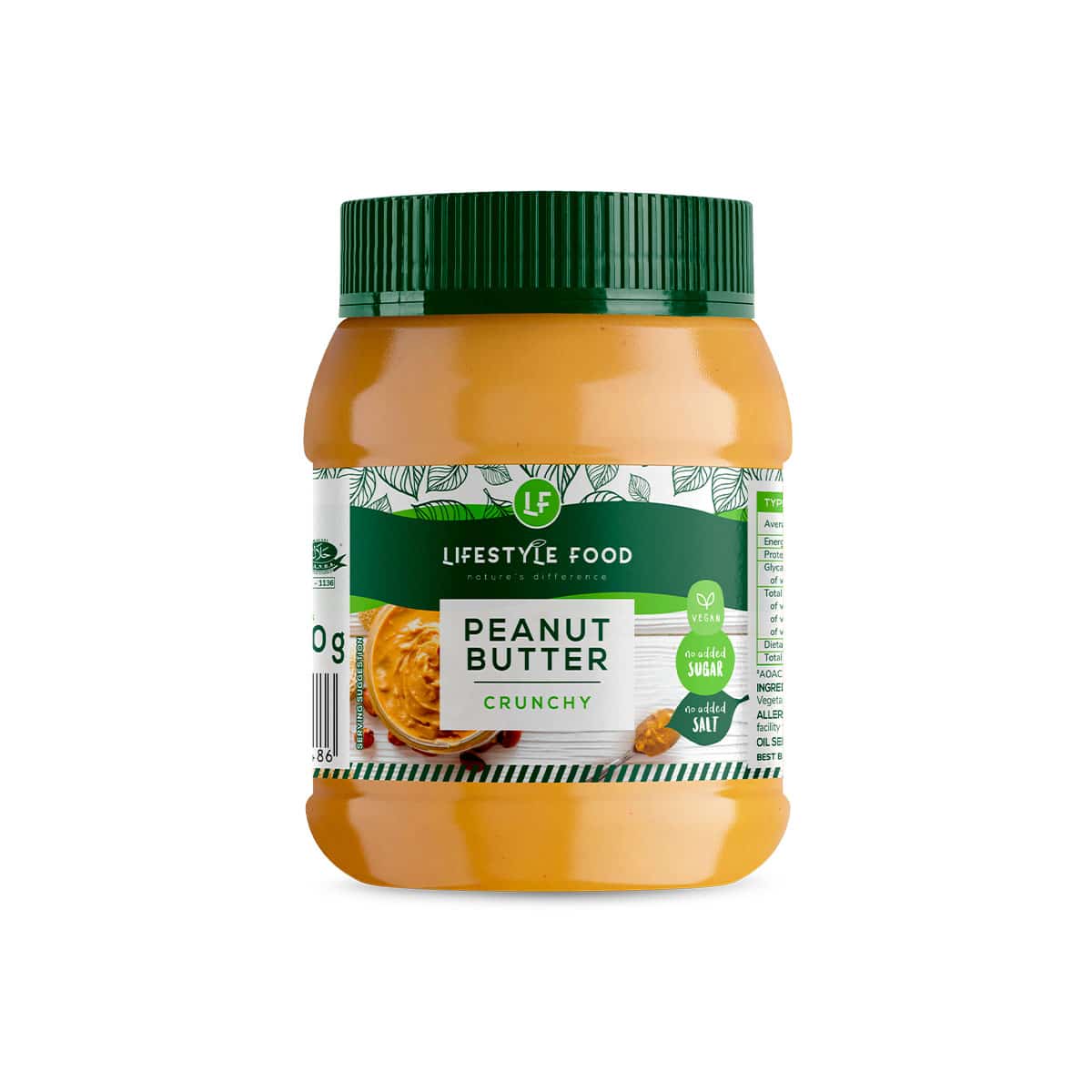 Lifestyle Food Peanut Butter Crunchy - 380g