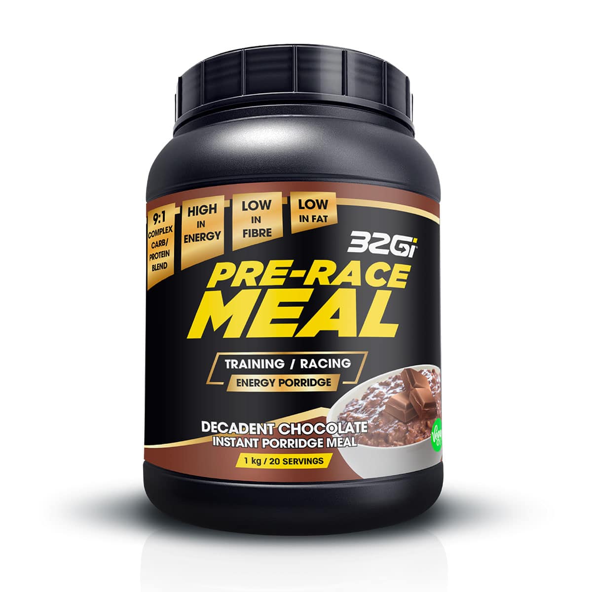 32GI Pre-Race Meal Energy Porridge Chocolate - 1kg