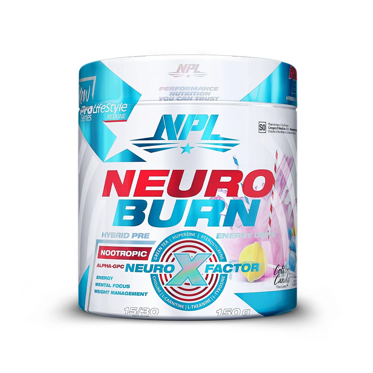 NPL Neuro Burn Cotton Candy - 150g