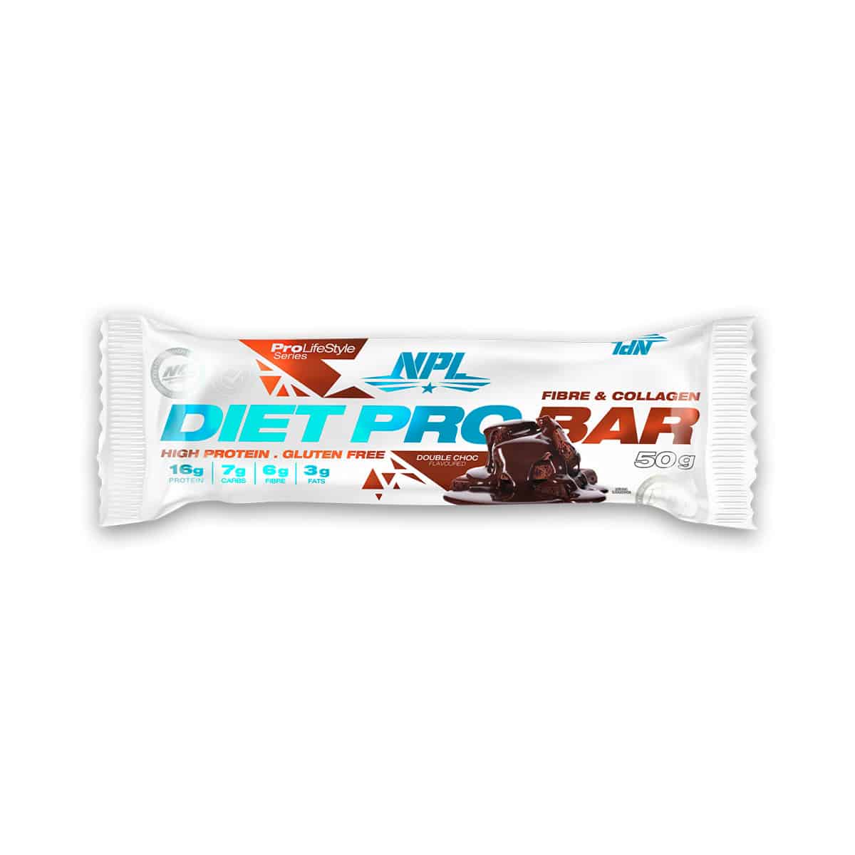 NPL Diet Pro Bar Double Choc - 50g