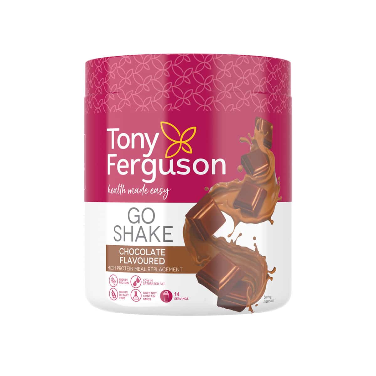 Tony Ferguson GO Shake Chocolate - 500g
