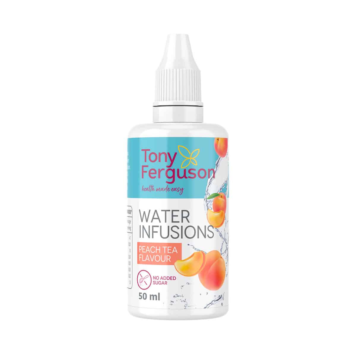 Tony Ferguson Water Infusion Drops Peach Iced Tea - 50ml