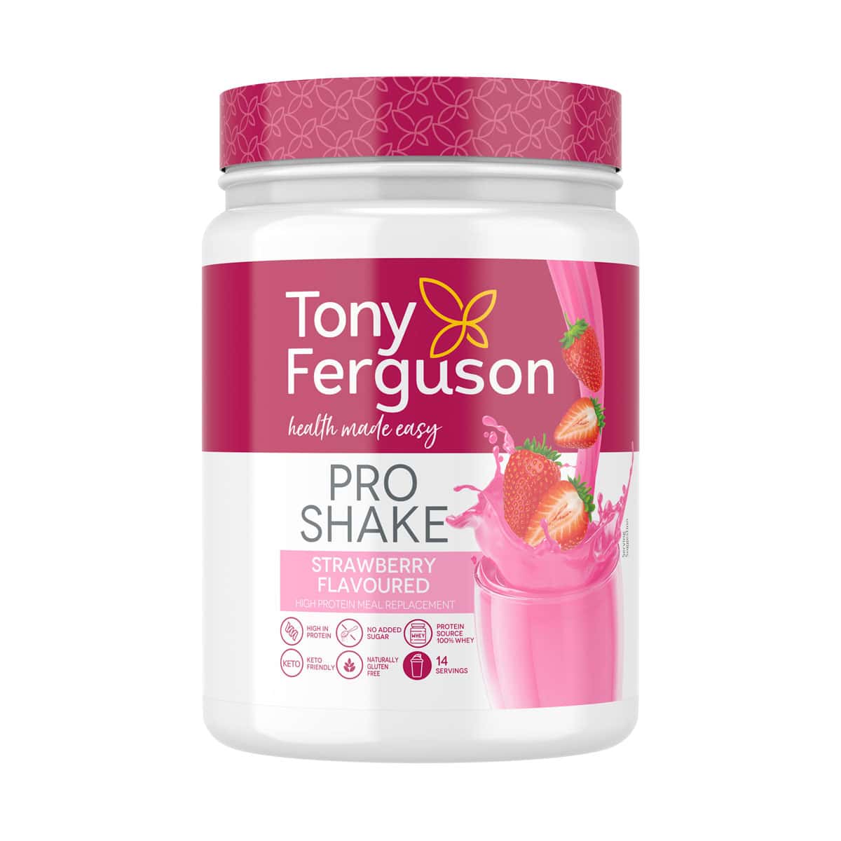 Tony Ferguson PRO Shake Strawberry - 420g