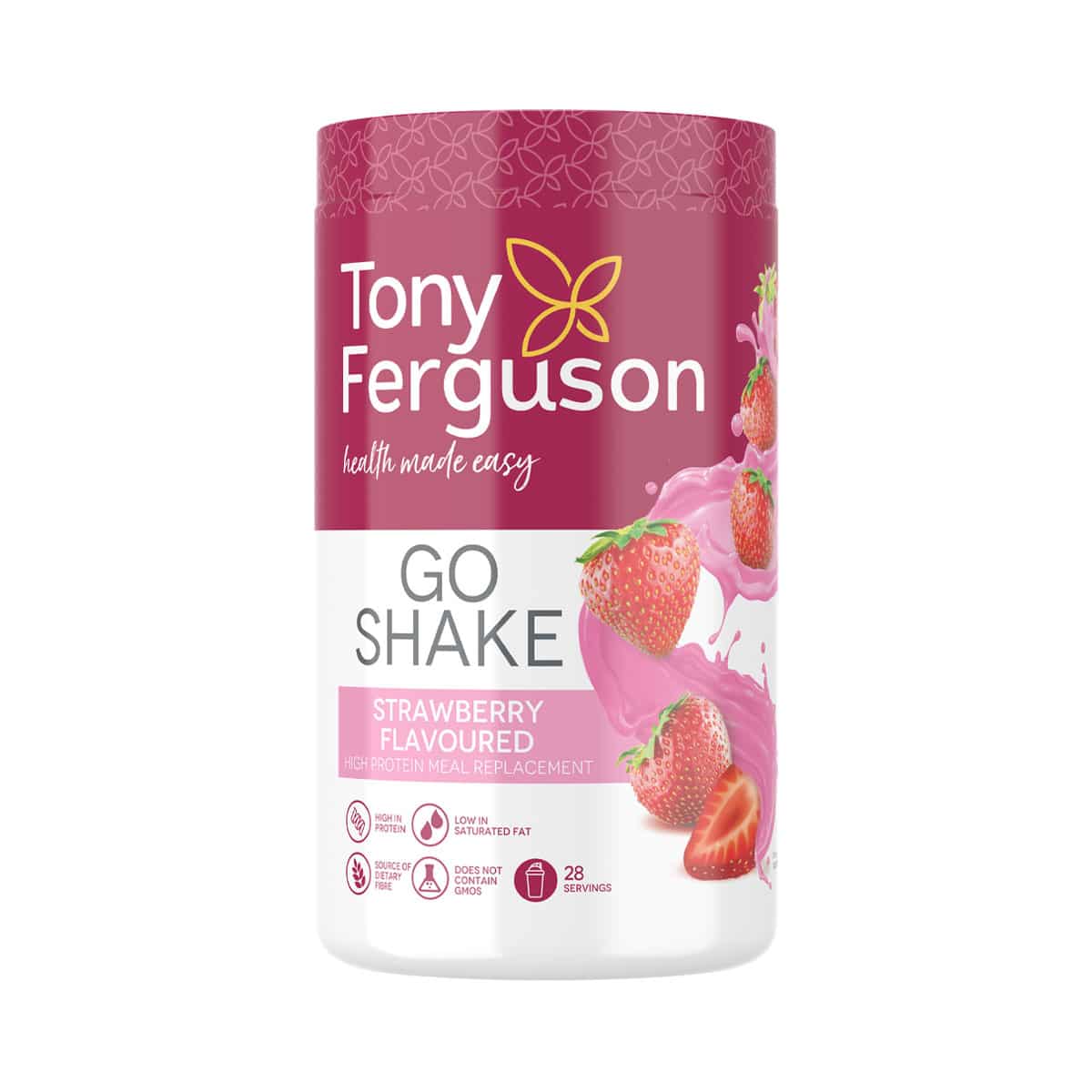 Tony Ferguson GO Shake Strawberry - 1kg