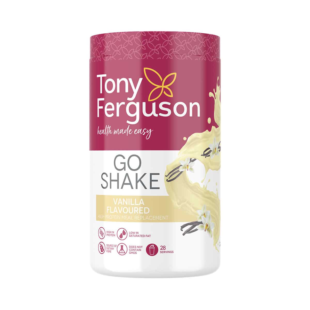 Tony Ferguson GO Shake Vanilla - 1kg