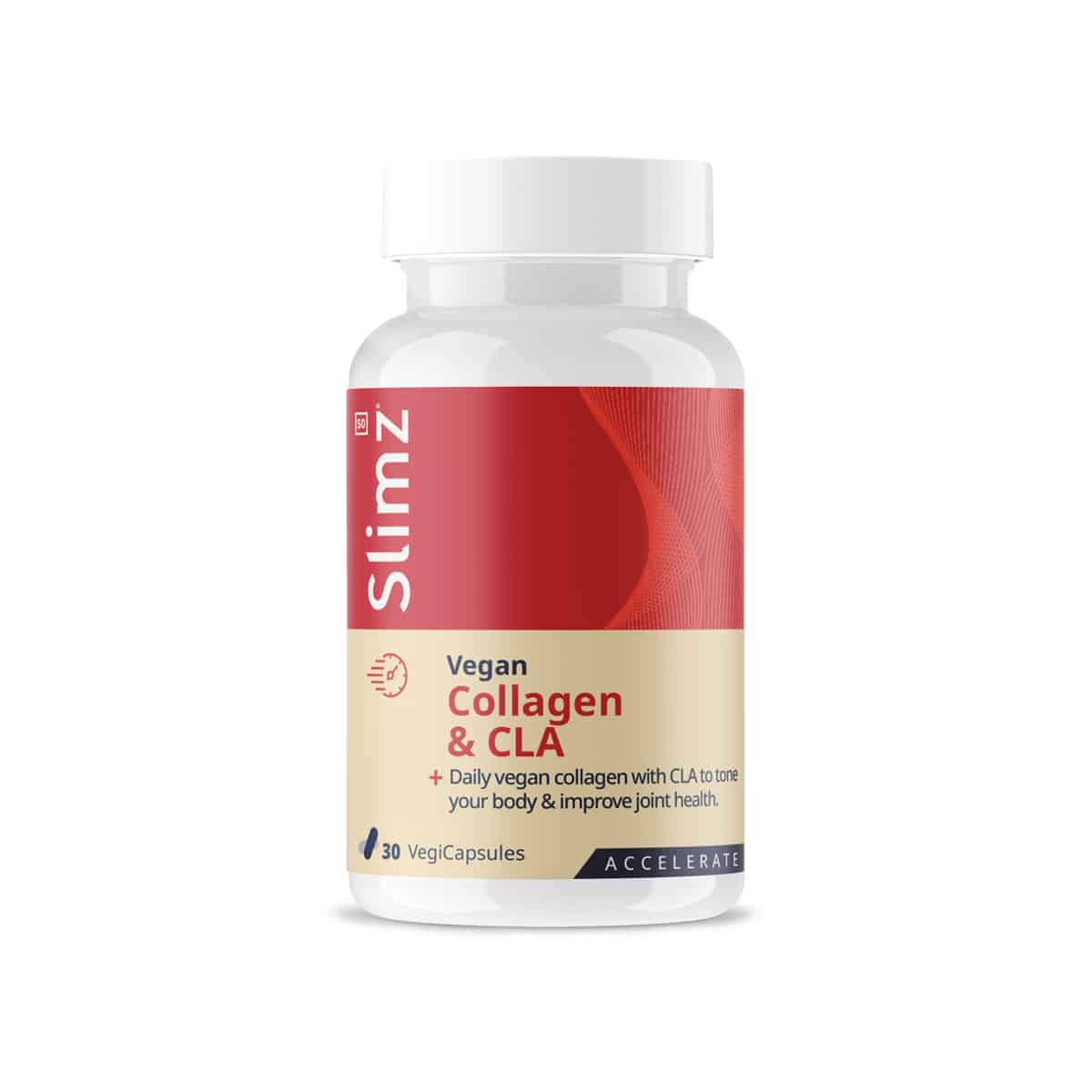 Slimz Accelerate Vegan Collagen and CLA - 30 Vegecaps